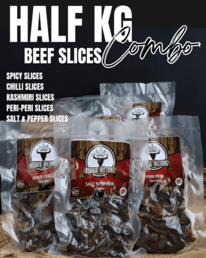 Half Kg Beef Biltong Slices Combo (500g)